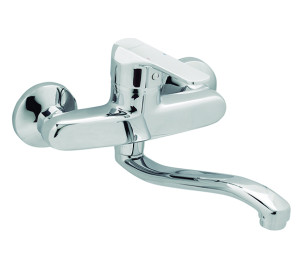 Grifo de cocina monomando caño inferior elevado K8 Cromado